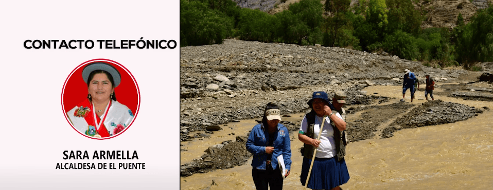 ALCALDESA EVALUÓ DAÑOS OCASIONADOS POR DESBORDE DE&nbsp;QUEBRADA