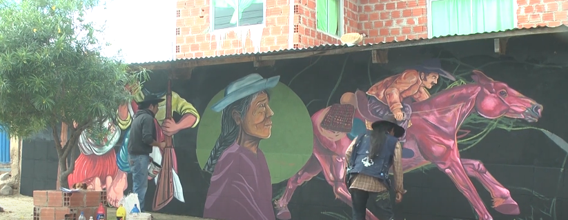 MOVIMIENTO ARTÍSTICO NEREETA ÑANDEREKO PINTA&nbsp;MURAL