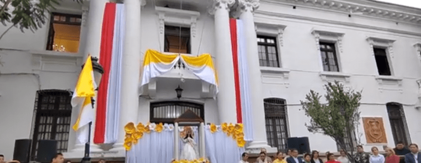IMAGEN DE LA VIRGEN DE CHAGUAYA VISITA LA ASAMBLEA, GOBERNACIÓN Y&nbsp;ALCALDÍA