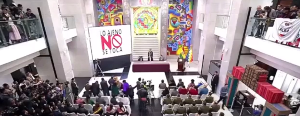 GOBIERNO Y POLICÍA SOCIALIZA PROYECTO DE LEY “LO AJENO NO SE&nbsp;TOCA”