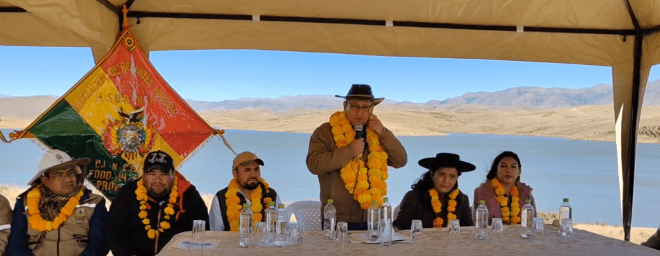 SEDEGÍA DE LA GOBERNACIÓN REPARA FISURAS DE REPRESA&nbsp;HUACATA