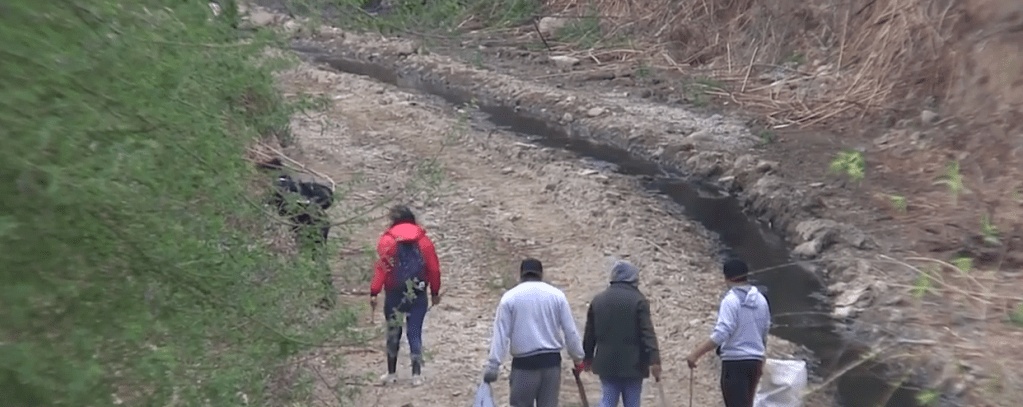 RECUPERAN QUEBRADA “SOSA” QUE ESTABA CONVERTIDA EN BOTADERO DE&nbsp;BASURA
