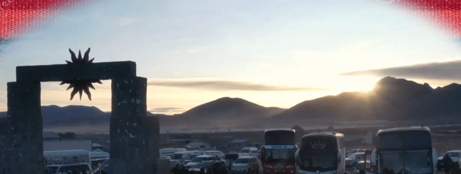 MINISTRO Y MOVIMIENTOS SOCIALES RECIBIERON EL AÑO NUEVO&nbsp;AYMARA