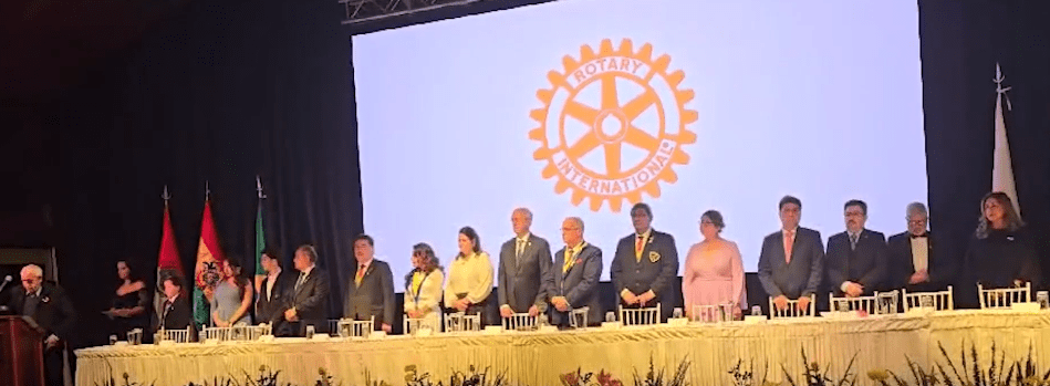 DESPUÉS DE MEDIO SIGLO UN ROTARIO TARIJEÑO ASUME EL CARGO DE GOBERNADOR&nbsp;NACIONAL