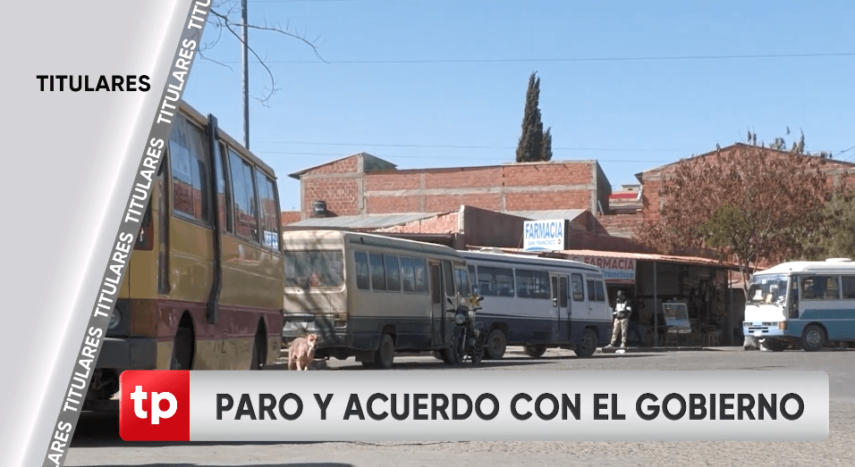 TITULARES TELEPAIS TARIJA JUEVES 1 DE AGOSTO DE&nbsp;2024