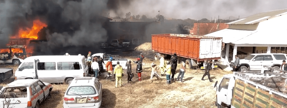 VECINA CONFIRMA  QUE UNA QUEMA EN LA QUEBRADA PROVOCÓ&nbsp;SINIESTRO