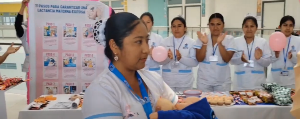 GOBERNACION REALIZÓ FERIA PARA PROMOVER “LACTANCIA&nbsp;MATERNA”