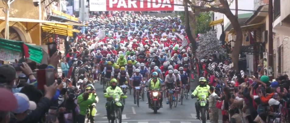 ¡¡EXTRAORDINARIA COMPETENCIA CICLISTICA EN&nbsp;TARIJA