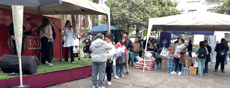 TELETÓN TARIJEÑA RECAUDA 8.000 BOLIVIANOS, VÍVERES E INSUMOS PARA&nbsp;BOMBEROS