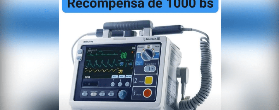 ROBO DE DESFIBRILADOR PREOCUPA A BOMBEROS QUIENES PIDEN&nbsp;AYUDA