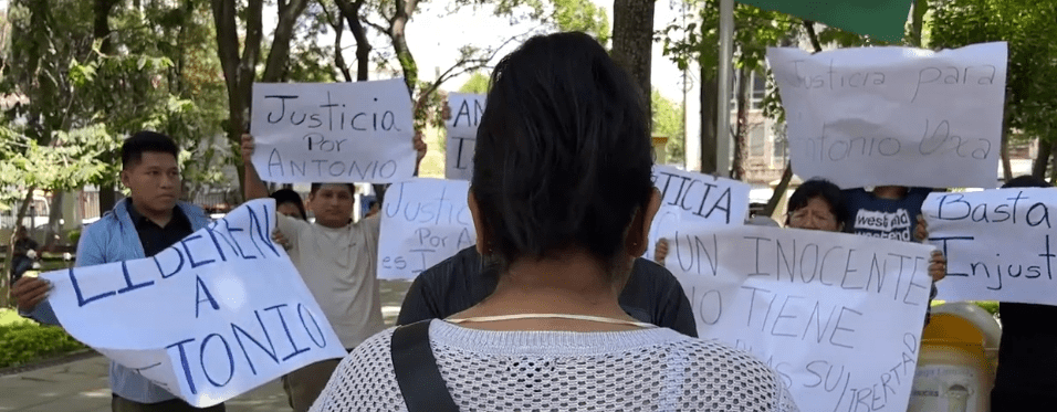 FAMILIARES DE TAXISTA PIDEN SU LIBERTAD POR SER INOCENTE DE&nbsp;ACUSACIÓN