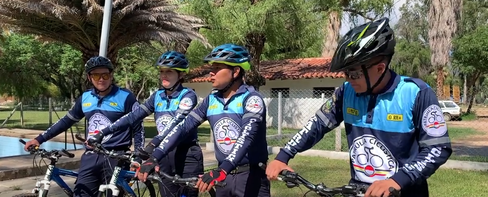 PATRULLA CICLISTICA APORTA A LA SEGURIDAD DE LA&nbsp;GENTE