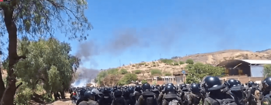 TRAS DESBLOQUEO EN PAROTANI PERMANECE APOYO DE CAMPESINOS AL&nbsp;GOBIERNO