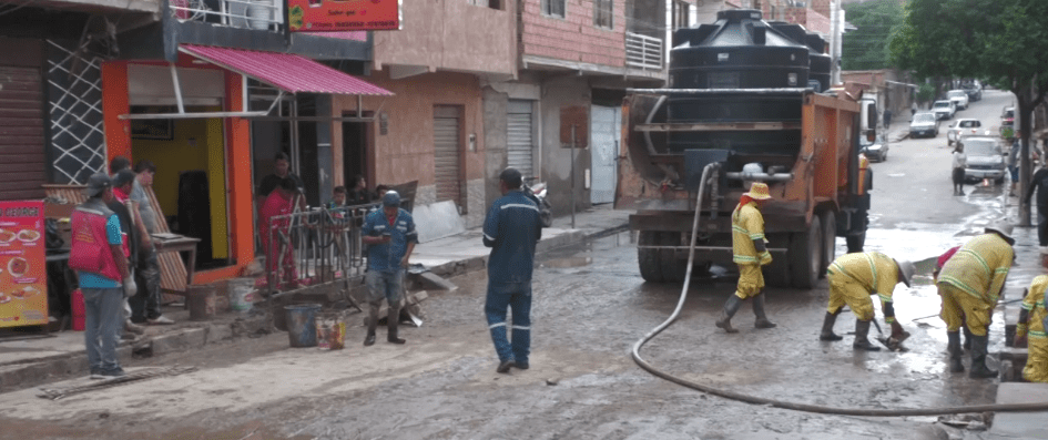 DESBORDE DE QUEBRADA ARRASÓ CON VIVIENDAS DE 14 BARRIOS&nbsp;TARIJEÑOS