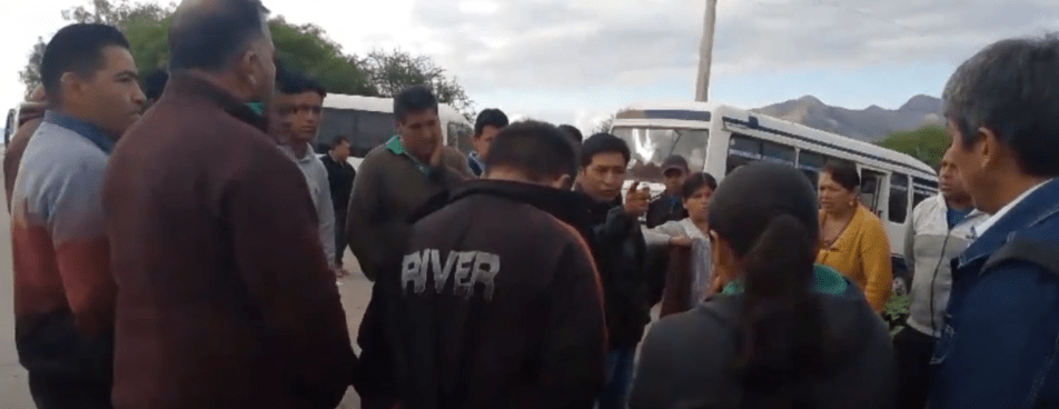 CHOFERES DE DE COOPERATIVA VIRGEN DE CHAGUAYA SE AGARRAN A&nbsp;GOLPES