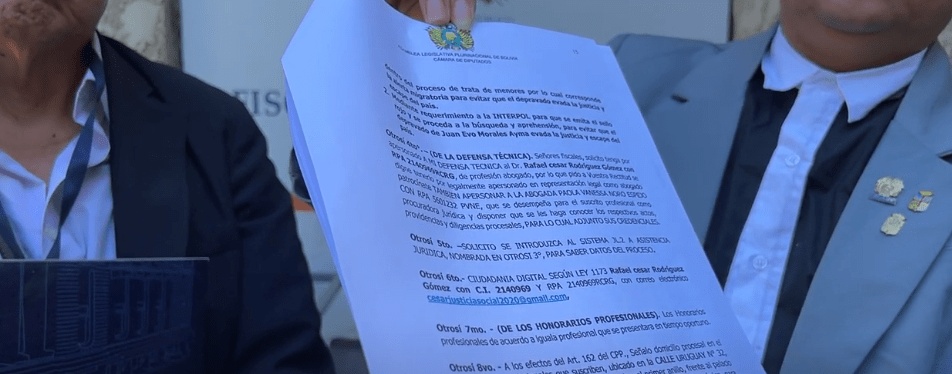 DIPUTADO ARCISTA BUSCA SER PARTE EN INVESTIGACIÓN DEL CASO&nbsp;“EVO”