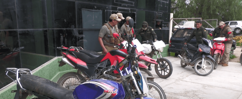 DIPROVE RECUPERA 7 MOTOS ROBADAS Y DENUNCIA COMPLICIDAD DE&nbsp;COMUNARIOS
