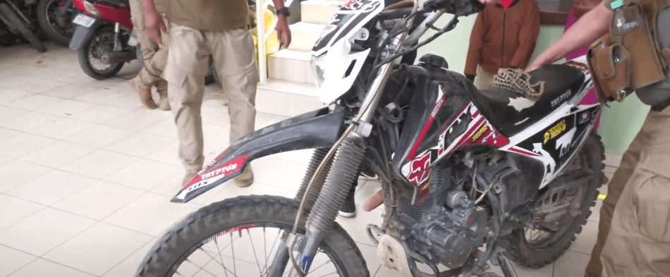 CAE EL “NEGRO” UN LADRÓN DE MOTOCICLETAS CON AMPLIO&nbsp;PRONTUARIO