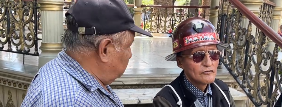 RENTISTAS MINEROS RECLAMAN INCREMENTO DE PENSIONES EN 1.000&nbsp;BS