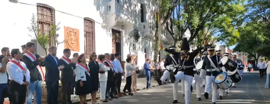 GOBERNACIÓN DESARROLLA PRIMER ACTO CÍVICO POR EL&nbsp;“BICENTENARIO”