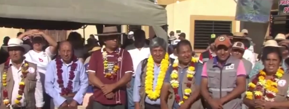 PRESIDENTE ARCE PARTICIPA EN ANIVERSARIO DE REGANTES DE&nbsp;TARIJA