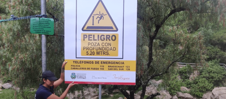 COMUNARIOS REPONEN LETREROS DE ADVERTENCIA EN&nbsp;COIMATA