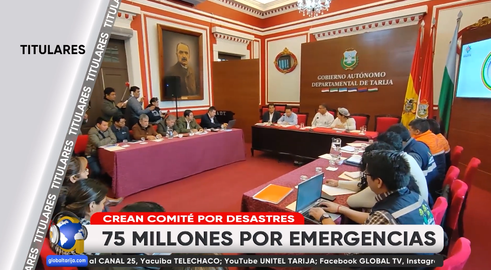 TITULARES GLOBAL TARIJA viernes 4 de abril de&nbsp;2025