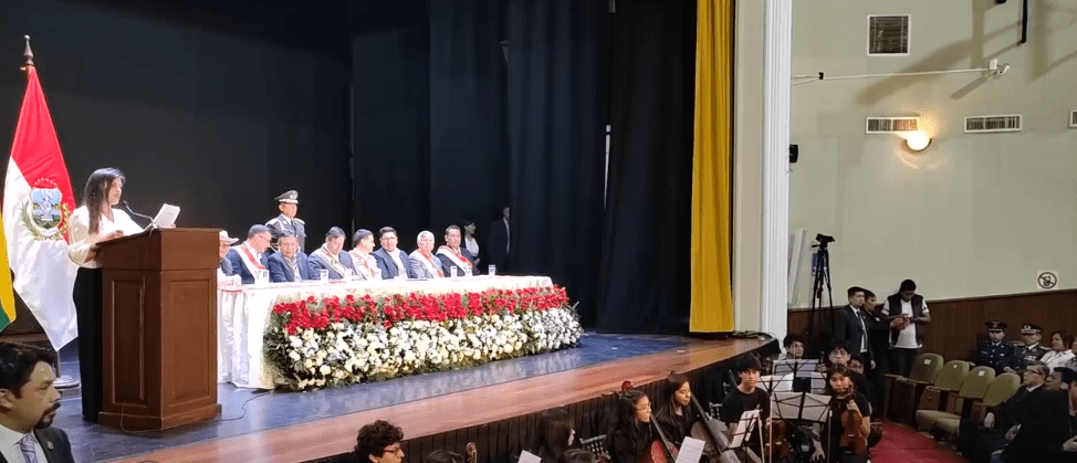 SESIÓN DE HONOR: ARCE ANUNCIA PROYECTOS Y ASEGURA P.T.A.R. PARA&nbsp;TARIJA