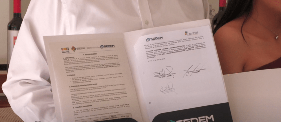 FABRICA DE ENVASES DE VIDRIO FIRMA CONTRATO CON BODEGAS&nbsp;ARANJUEZ