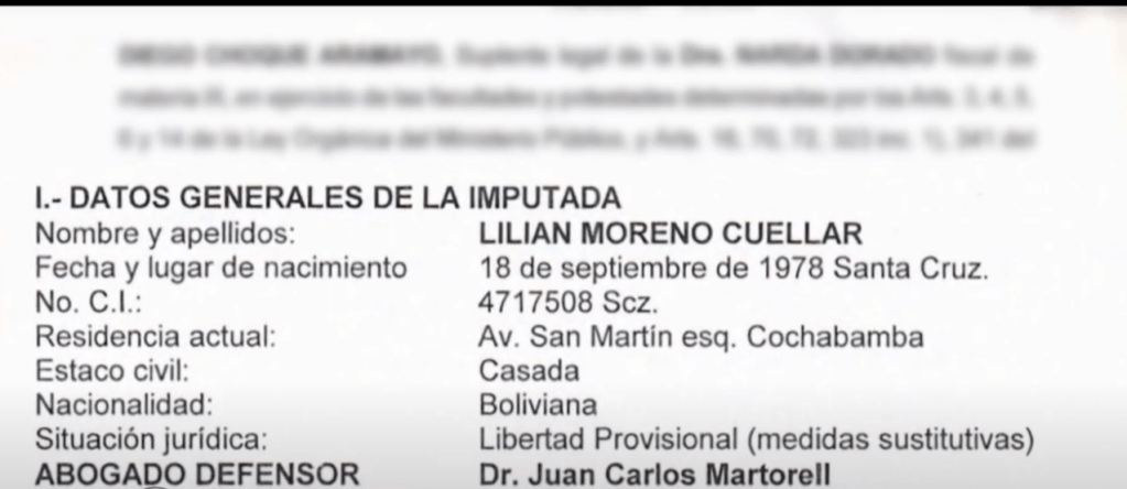 LILIAN MORENO TIENE PENDIENTE UN JUICIO POR MUERTE DE JOVEN&nbsp;YACUÍBEÑA